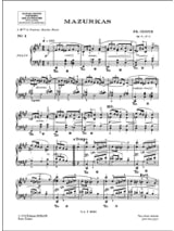 Mazurkas - CHOPIN - Partition - Piano